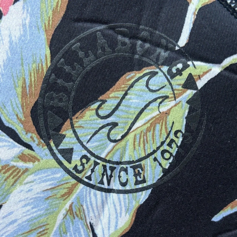 Billabong Black Floral Surf Crop Rash Guard - Picture 3 of 3